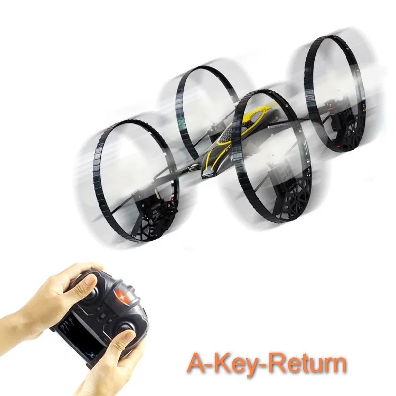 Воздушный земной амфибия 4ch Rc Квадрокоптер CG041 A Key return Headless Mode вертолет 2 4G 360 ролл