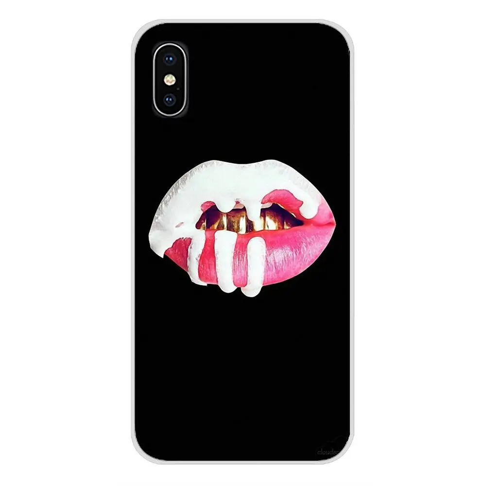 Для Xiaomi Redmi Note 6A MI8 Pro S2 A2 Lite Se MIx 1 Max 2 3 для Oneplus 6T сексуальная девушка красные губы