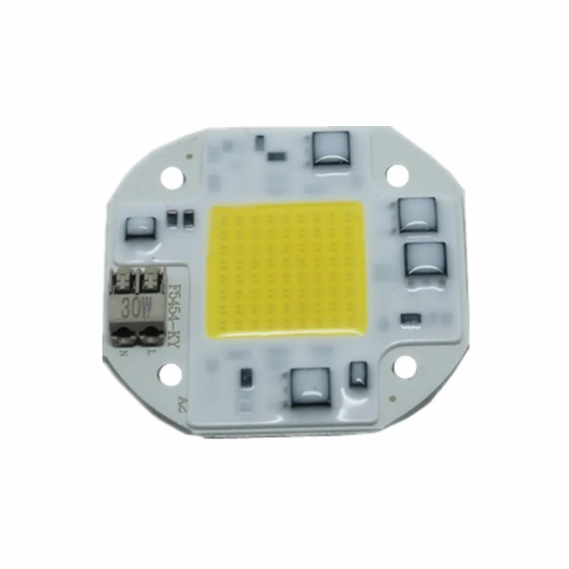LED COB AC100-260V 20 Вт 30 50 модуль прожектора лампа шарик ac110v ac220v холодный теплый полный