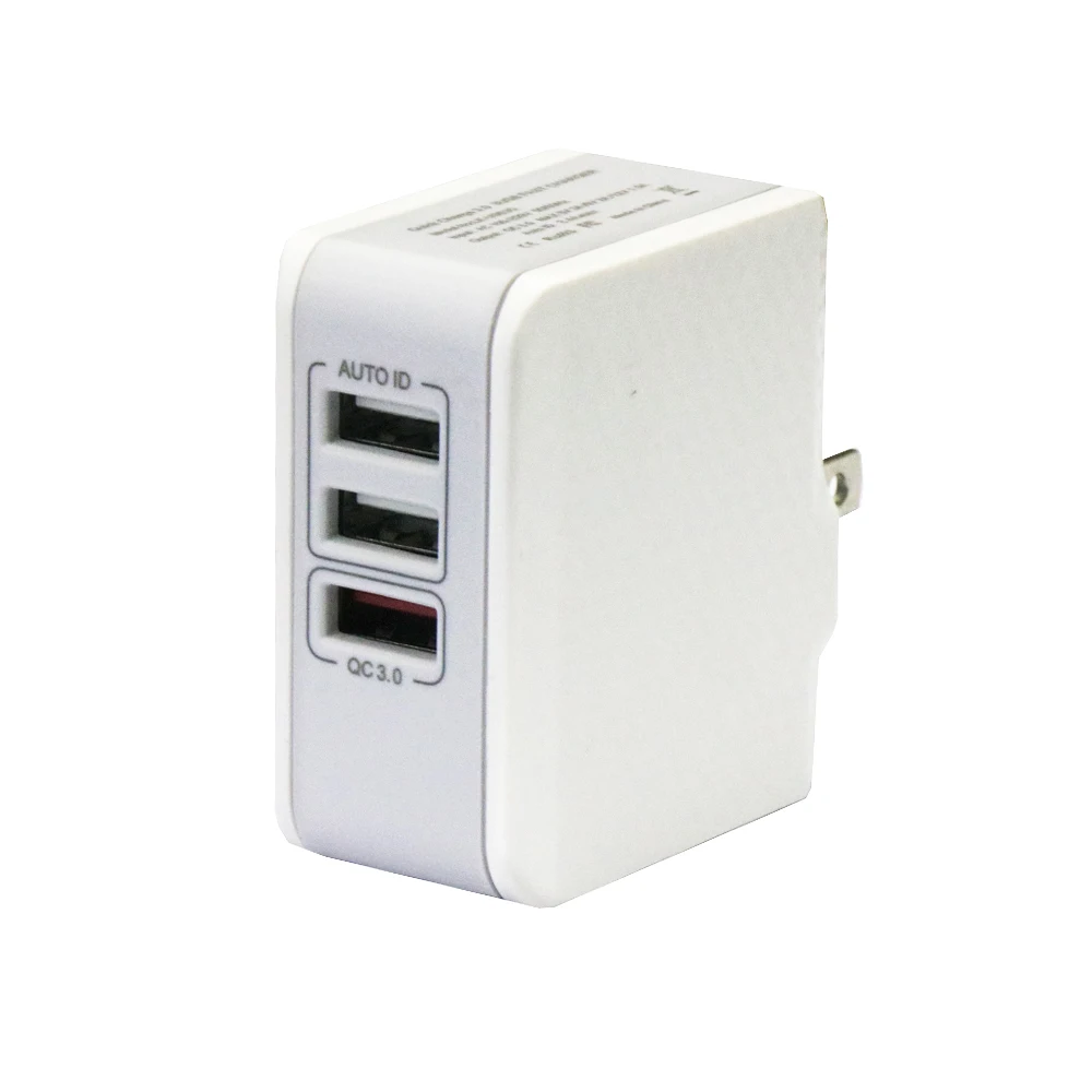 QC3.0 3USB AC100-240V 6A Smart Charger USA/Europe/UK | Электроника