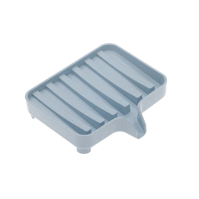 blue Слив ванной мыльница с желобками для слива воды коробка для хранения кухня ванна губка для хранения чашки стойки мыло держатель Слива набор - Цвет: blue