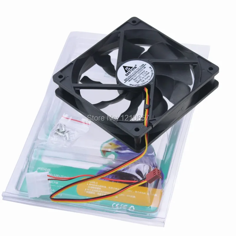 Гидравлический вентилятор охлаждения 12 см тихий беззвучный 5 шт./набор 120 мм 25