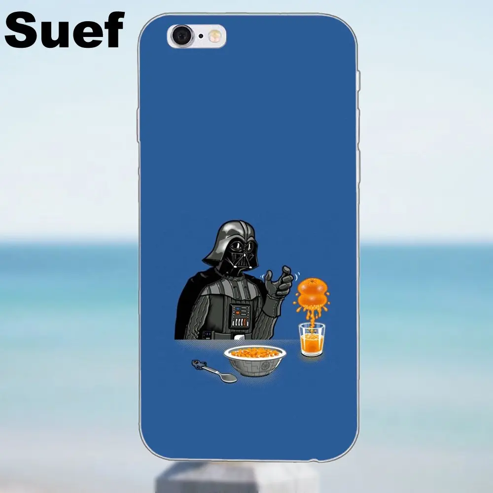 ТПУ чехлы для телефонов Дарт Вейдер Звезда смерти iPhone X 4 4S 5 5S 5C SE 6 6S 7 8 Plus Galaxy J1 J3 J5 J7