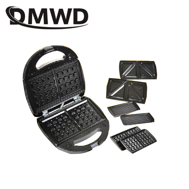DMWD Electric MINI Egg Waffle Sandwich Maker Grilling 3 Optional Plates Breakfast baking Machine Panini Toaster Bread frying pan
DMWD Electric MINI Egg Waffle Sandwich Maker Grilling 3 Optional Plates Breakfast baking Machine Panini Toaster Bread frying pan