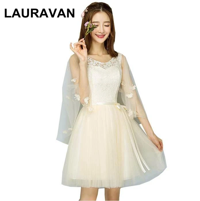 

new arrivals 2020 formal illusion neckline champagne tulle short cap sleeve woman evening dresses for girls ball gown dress