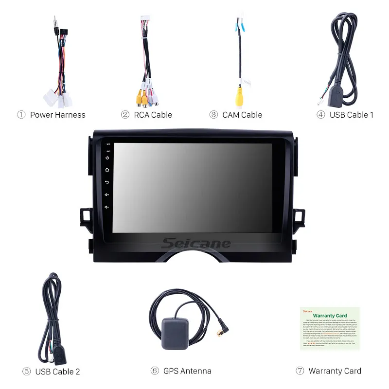 Seicane Автомобильный gps стерео 2Din 9 &quotAndroid 8 1 для TOYOTA eiz Mark X 2010 2011 2012 2013 2014 2015
