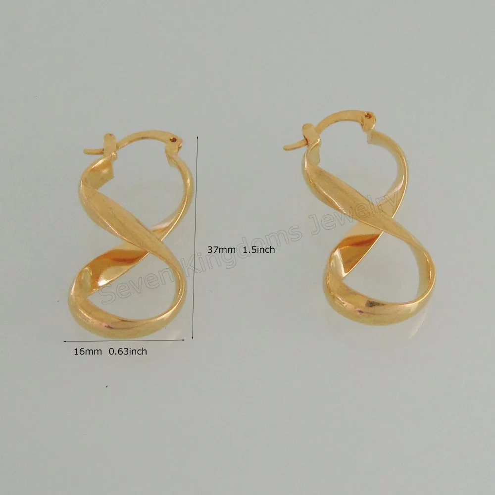 Минимальный заказ 10 $/номер 8 символ бесконечное-желтое золото GP заполненное