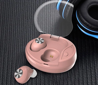 8-10h play time X28 TWS 5,0 настоящие беспроводные наушники 6D стерео X28 Bluetooth наушники мини TWS водонепроницаемые наушники с зарядным устройством емкостью 800 мАч - Цвет: 8-10h play time