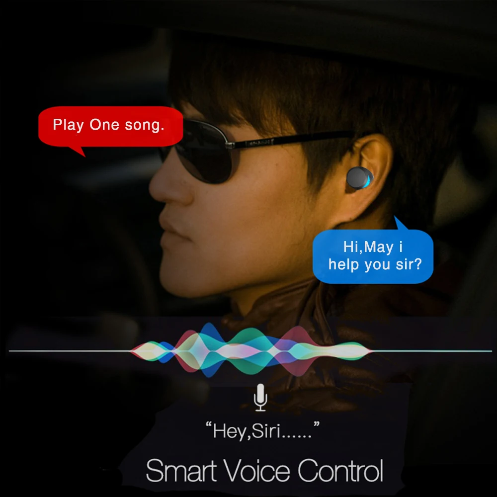 LYMOC C3 Беспроводной наушники с 3000 мА/ч, Мощность банк Bluetooth5.0 наушники-вкладыши TWS bluetooth гарнитуры сенсорный ключ наушники CVC8.0 Шум шумоподавления
