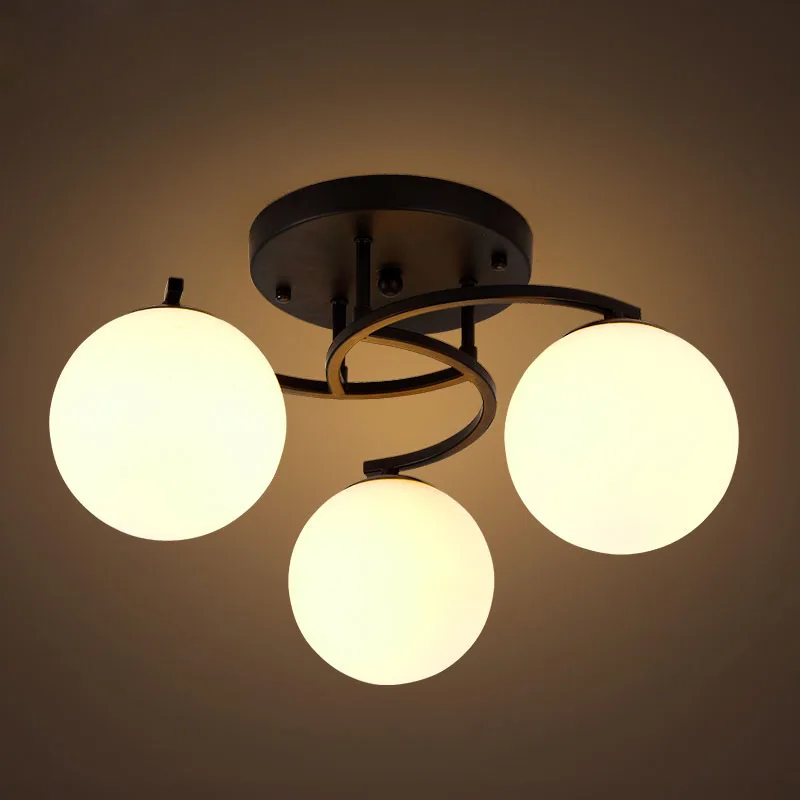 Винтажный потолочный вентилятор E27 в американском стиле люстра с круглым