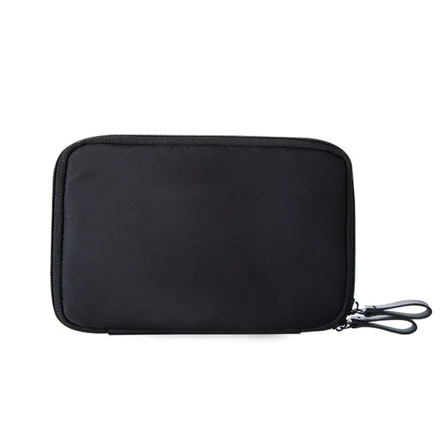 Black (L) Дорожный кредитный держатель для карт, Обложка для паспорта, банковская карта, защита для паспорта, сумки для визиток, органайзер для документов, женский кошелек - Цвет: Black (L)