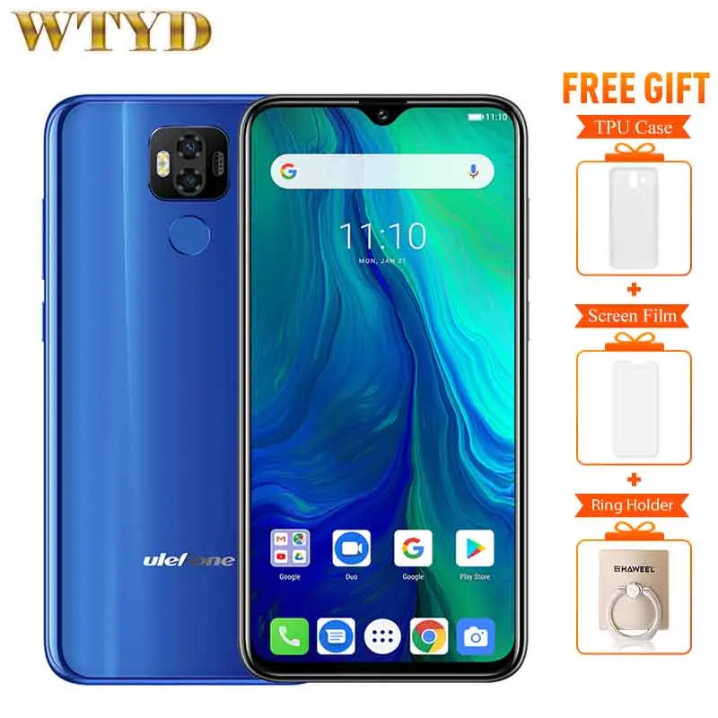 Ulefone Power 6 смартфон с 3-дюймовым дисплеем восьмиядерным процессором ОЗУ 4 Гб ПЗУ 64