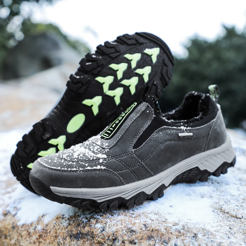 Fotwear/Мужская зимняя обувь без шнуровки Повседневная Мягкая подкладка для