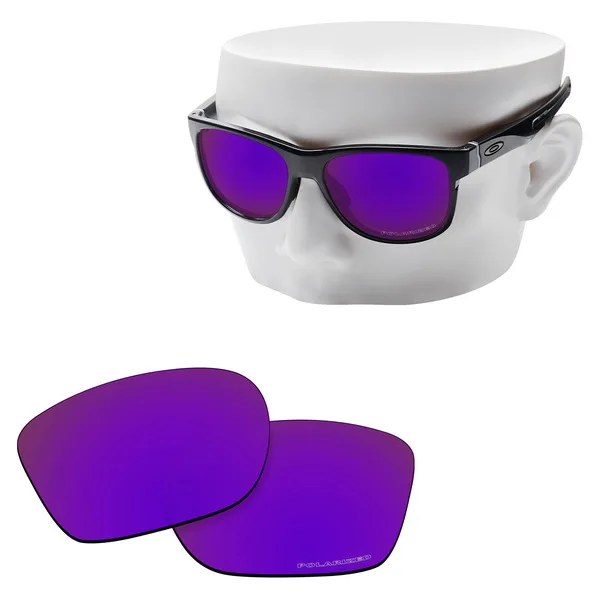 OOWLIT Анти-Царапины Сменные линзы для-солнцезащитные очки Oakley Crossrange травления поляризованных солнцезащитных очков - Цвет линз: Purple Mirror