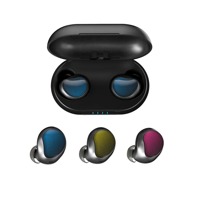 Black MissAudio YINYOO A03 Bluetooth наушники 5,0 наушники-вкладыши TWS с Беспроводной Водонепроницаемый наушники Bluetooth Шум шумоподавления наушники вкладыши - Цвет: Black