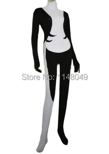 Imp Midna костюм черно-белый Zentai супергероя | Тематическая одежда и униформа