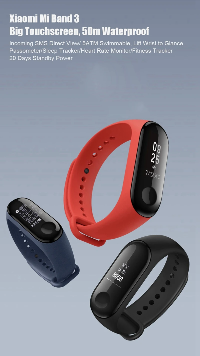 Xiaomi mi Band 4 NFC версия фитнес-трекер mi Band 4 Глобальный умный браслет 5 АТМ водонепроницаемый монитор сердечного ритма шагомер