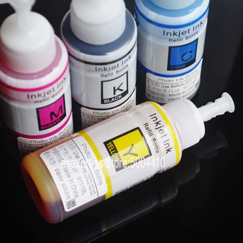 For Epson L200 L220 Ink Ecotank ink bottle multipack 664 Kit 70ML BLACK | Компьютеры и офис