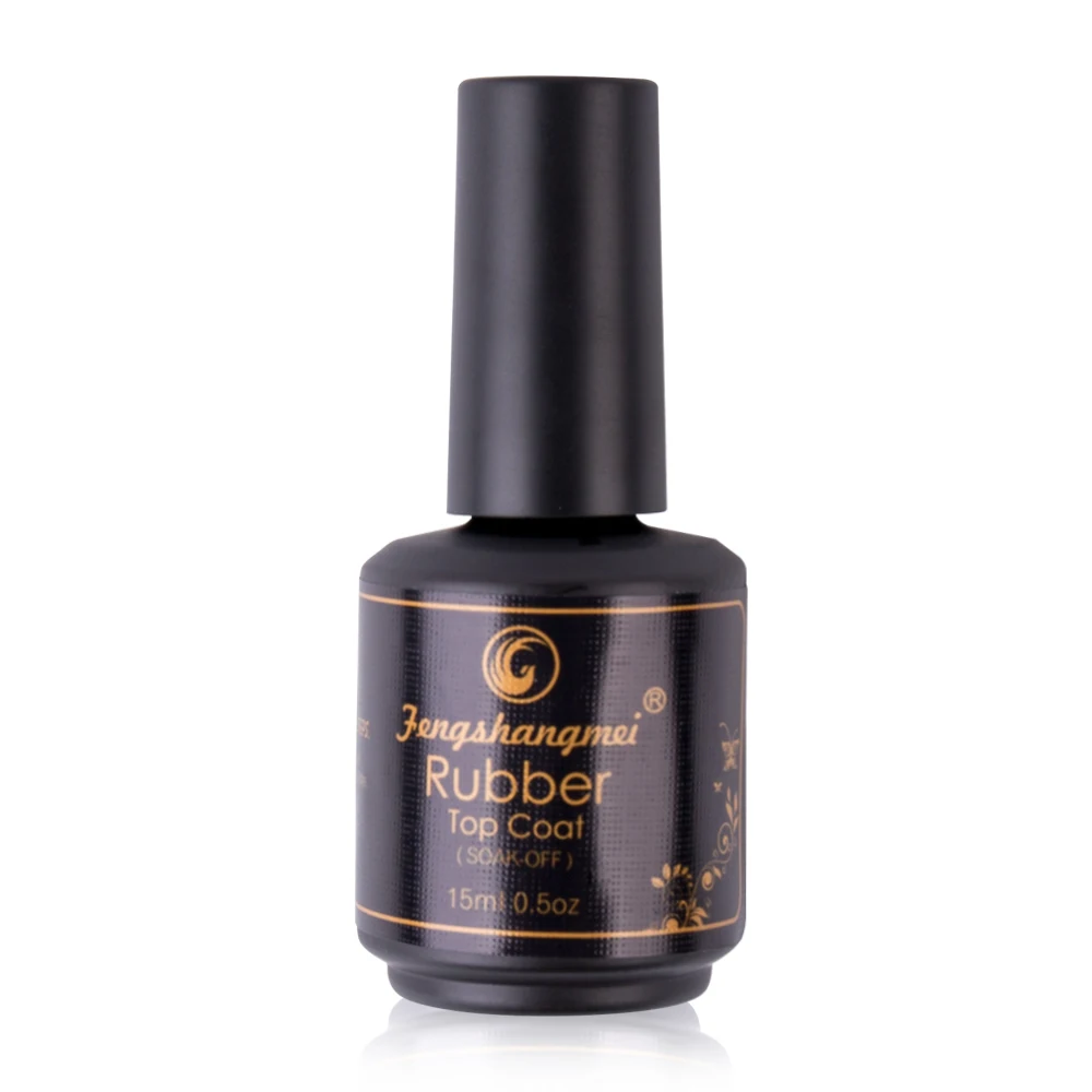 Rubber top 15ml Fengshangmei УФ-Гель-лак для ногтей, длинный лак для ногтей, строительный лак, конструктор, камуфляжный дизайн ногтей, гель для наращивания - Цвет: Rubber top 15ml
