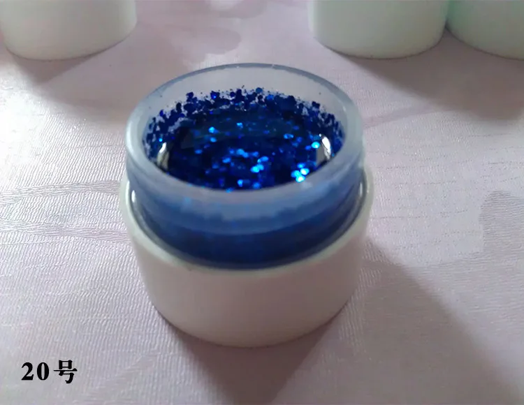 24 горшка флуоресцентный Блестящий цветной УФ-гель для ногтей модный Гель-лак