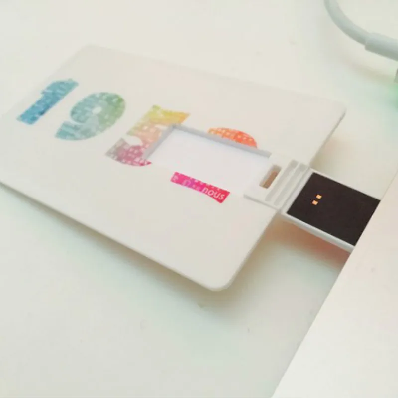Визитная карточка USB пользовательская печать с вашим логотипом и текстом