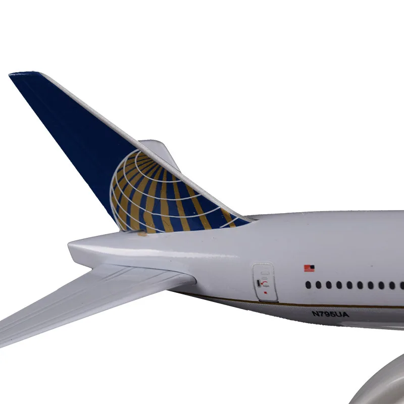 20 см Boeing 777, модель B777, американский самолет Airbus, модель металлического самолета, авиационная коллекция