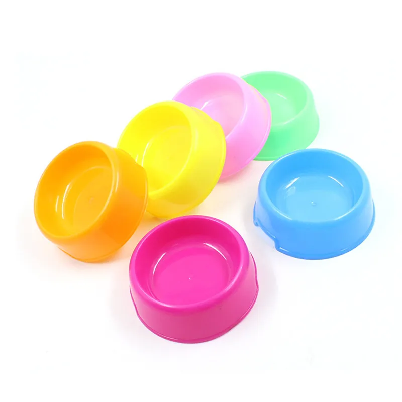 

1pcsFashion Dog Feeders Bowl Plastic Candy Color Single Mouth Automatic Drinking Pet Bowl for Small Dog Pet Supplies Accessories