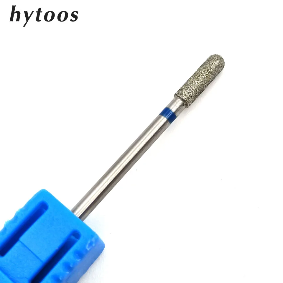 Цилиндрическая Алмазная фреза для маникюра HYTOOS 3/32 дюйма|Принадлежности дизайна