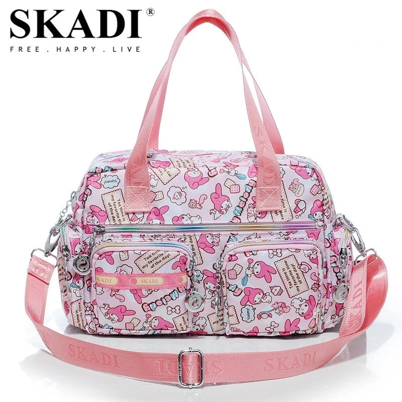 SKADI цветочные сумки брендовые водонепроницаемые нейлоновые для женщин цветок
