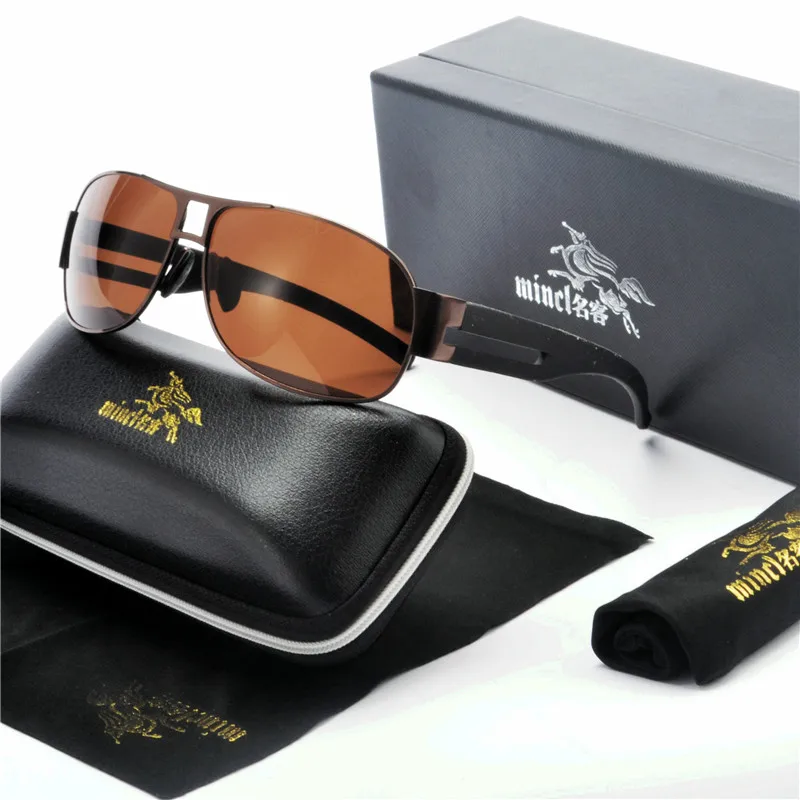 Мужские поляризованные солнцезащитные очки MINCL брендовые дизайнерские