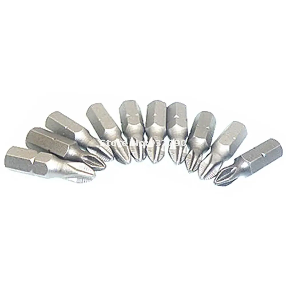 

10x Phillips Impact Insert Bits 25mm Ph2 Screwdriver Bit Magnetic Screw Driver Bits Phillips 2 (ph2) Impact Driver Bits 1/4" Hex