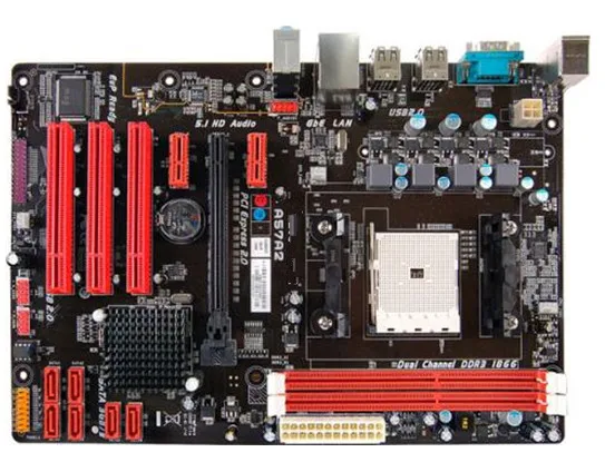 Placa-mãe A57a2 Fm2 A55 Suporta Quad Core a8 a6 750k Cpu Ddr3 Placas-mães