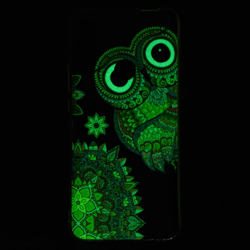 Светящийся Мягкий чехол из ТПУ для Huawei P Smart Z Y5 P20 Lite 2019 Samsung A20E A60 A80 A90 Череп