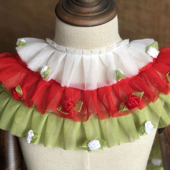 LASUI широкий 5 см ярдов DIY воротник манжета юбка платье ювелирные аксессуары Comely green