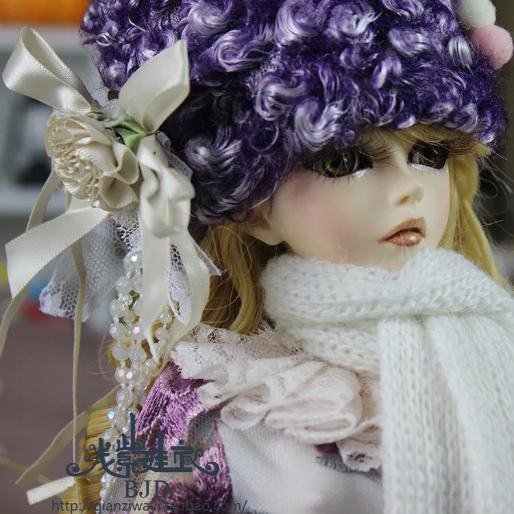 1/4 1/3 на шарнирах, в масштабе платье+ шляпа+ шарф Набор для BJD/SD Одежда Аксессуары куклы, не включены кукла, обувь, парик и аксессуары 18D1593
