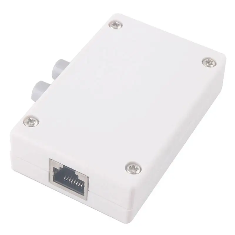 Mini RJ45 Dual 2 Way Port Network Manual Sharing Switch Switcher Box Adapter HUB #44424 | Компьютеры и офис