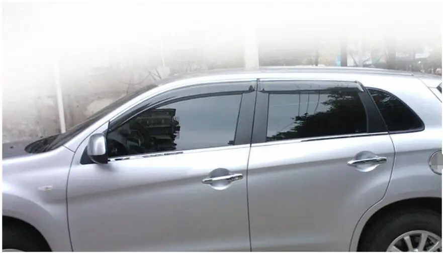 RKAC Custom fit 4 шт оконный козырек дефлектор защита от дождя для Peugeot 4008 2012 2016 внешние