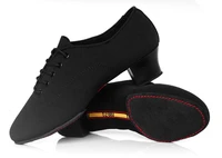 men shoes latin dance shoes adult two point soles teacher shoes soft dance shoes male oxford cloth heel 4 5cm