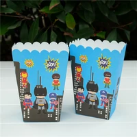 36pcs cartoon popcorn treat boxes party cookie snack containers candy box kids birthday disposable tableware