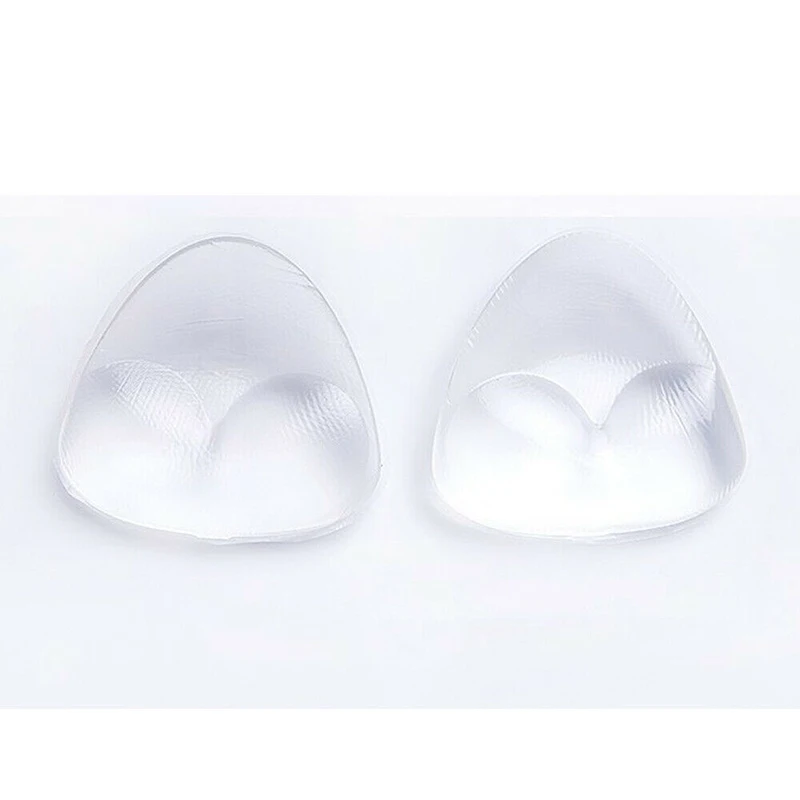 1 пара женский бюстгальтер с силиконовой вставкой треугольные прокладки съемный