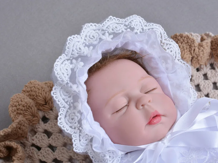 23 &quot57 см полный силиконовый для новорожденных девочек кукла Bebe Реалистичное