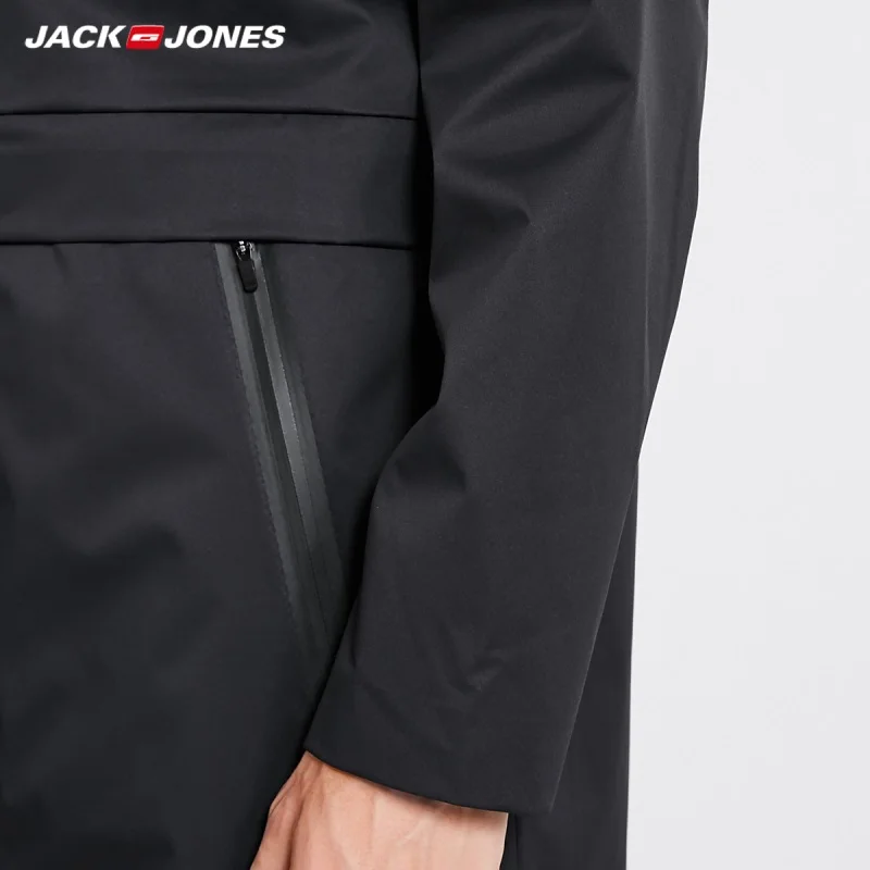 JackJones, мужской Тренч с капюшоном, длинная куртка, модная мужская одежда 218321523