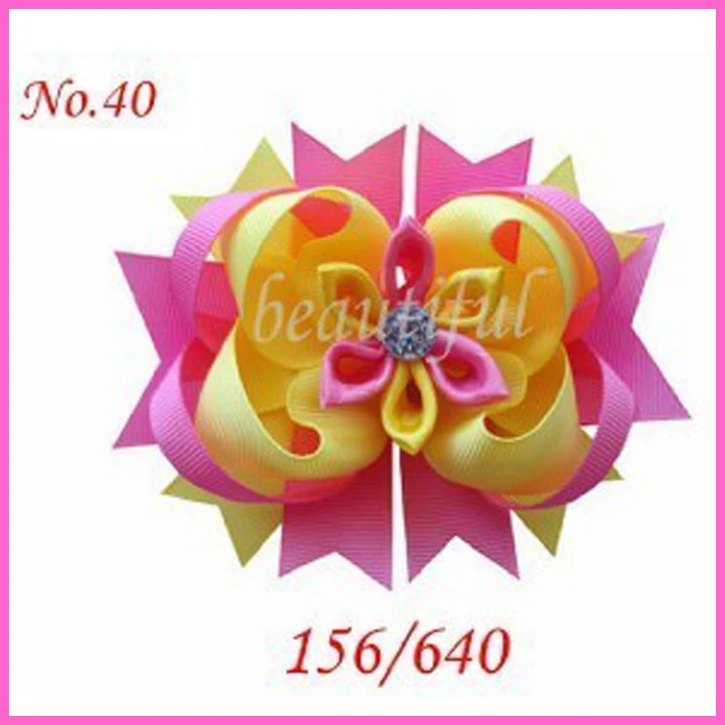30 шт. банты для волос в горошек 4 5 дюйма|girls hair|girls hair bowshair bows |
