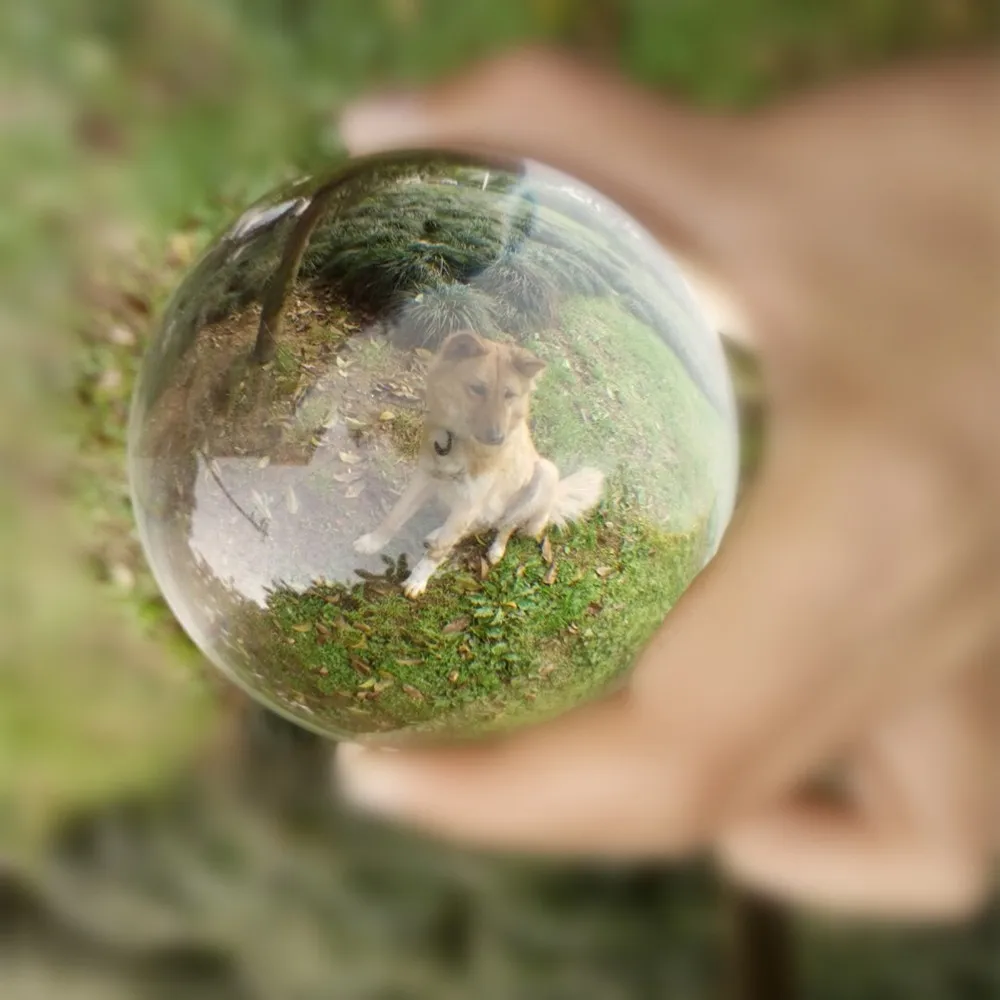 Круглый прозрачный стеклянный искусственный фотошар 40/50/60/70/80 мм для украшения