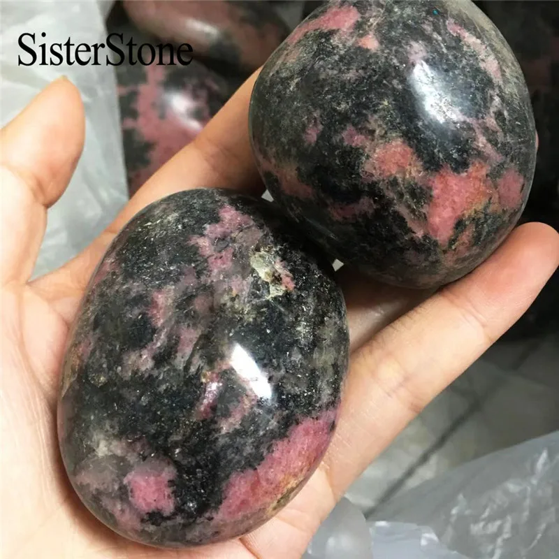 Red tourmaline Кварцевый кристалл пальмовые камни и минералы Рейки Исцеление мадагаскарский драгоценный камень в подарок - Цвет: Red tourmaline