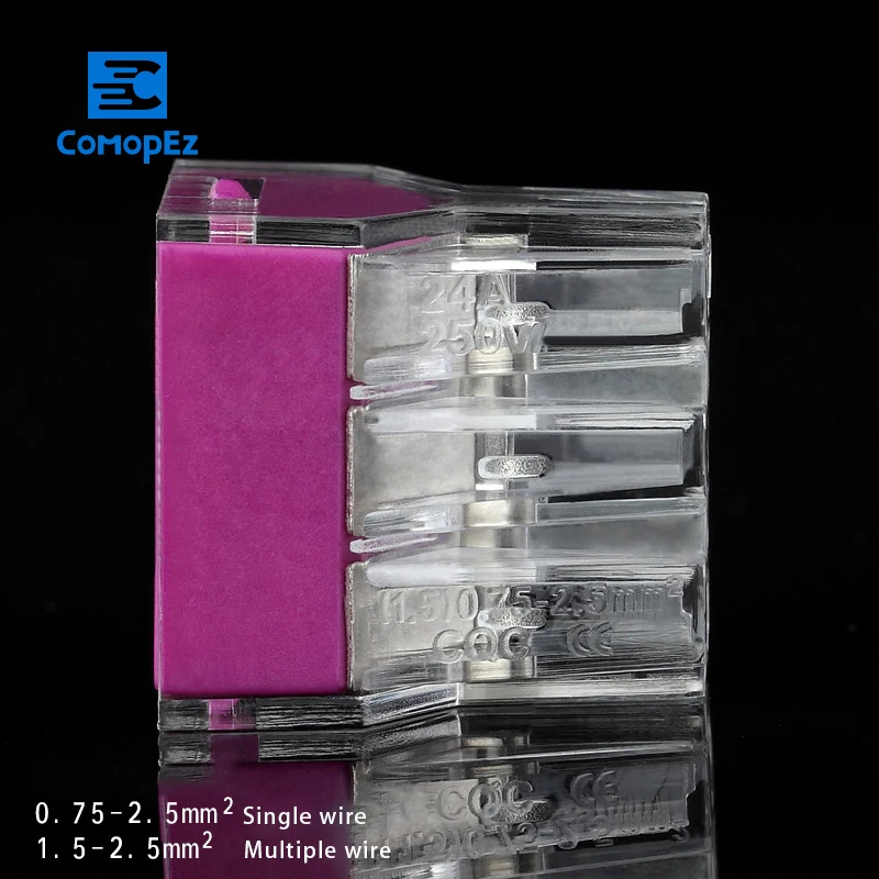 10 шт. PCT-106 PCT106 773-106 разъем проводки для распределительной коробки 6 pin проводник