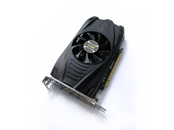 Б/у ASL GTX750TI 2G GDD5 128 бит видеокарта настольный компьютер игра офис для nVIDIA Geforce GT750TI Hdmi Dvi