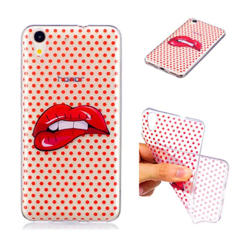 Huawei Y6II Y6 II Transparent Case Anime Animal Silicone TPU Back Cover Soft Phone for 2016 |