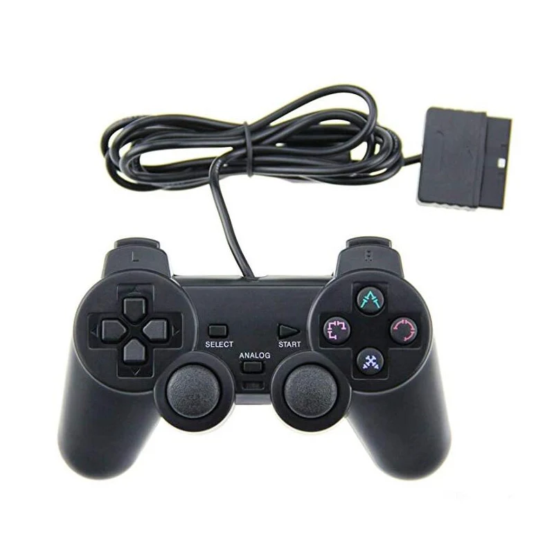 Проводные контроллеры геймпады для Sony PS2 Playstation2 двойной шок игровая консоль