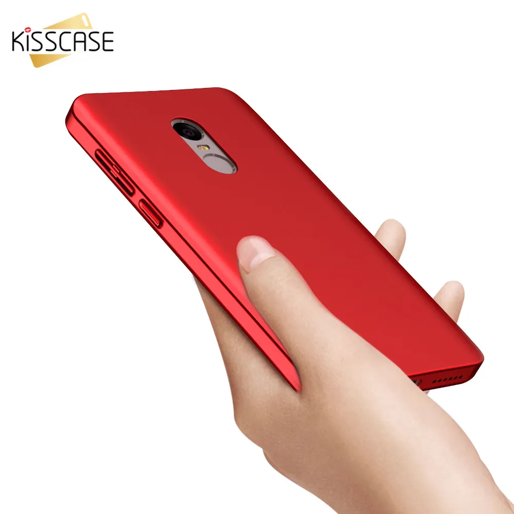 KISSCASE Жесткий ПК чехол для телефона Xiaomi Redmi 4 Pro Note 3 Чехол Oli Wax Pur матовый Mi5 5S Plus